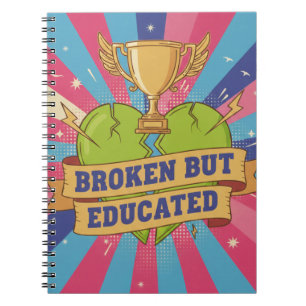 Carnet Citation Motivationnelle Brisée Mais Éduquée