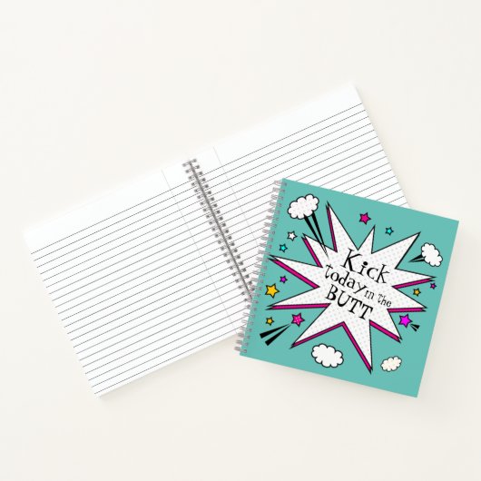 Carnet Citation Motivationnelle Comic Book Explosion (Intérieur)