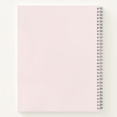 Carnet Citation Motivationnelle de pointe rose (Dos)