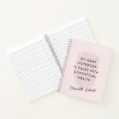 Carnet Citation Motivationnelle de pointe rose (Intérieur)
