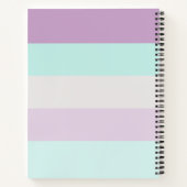 Carnet Citation Motivationnelle Doodé et Stripe Lilac Min (Dos)