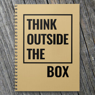 Carnet Citation Motivationnelle Pensez en Dehors de la Bo