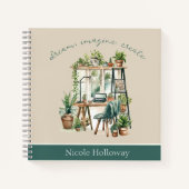 Carnet Citation Motivationnelle Personnalisée De Style Bo (Devant)