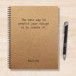 Carnet Citation motivationnelle personnalisée pour créer