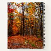 Carnet Citation Motivative Automne Woods New Hampshire (Dos)