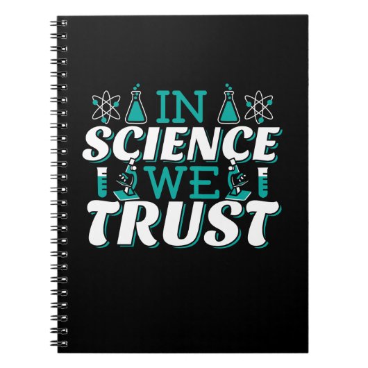 Carnet Citation 'Nous croyons en la Science' - Enseignant (Devant)