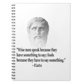 Carnet Citation Par Platon (Devant)