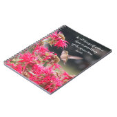 Carnet Citation philosophique Aristote de colibri (Côté gauche)