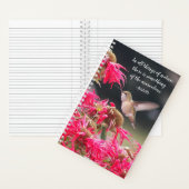 Carnet Citation philosophique Aristote de colibri (À l'intérieur)