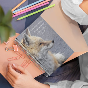 Carnet Citation philosophique de Red Fox Aristote