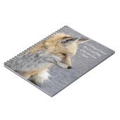 Carnet Citation philosophique de Red Fox Aristote (Côté gauche)