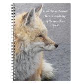 Carnet Citation philosophique de Red Fox Aristote (Devant)