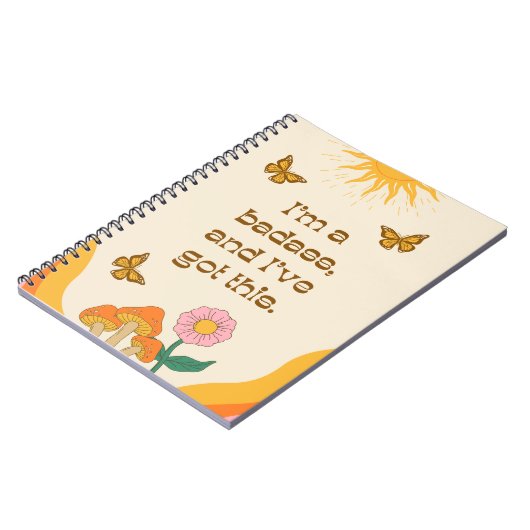 Carnet Citation Positive De Fille Automotivationnelle (Côté gauche)