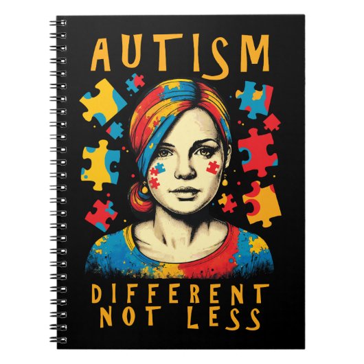 Carnet Citation Positive Différente Pas Moins Sensibilisa (Devant)