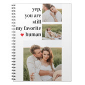 Carnet Citation romantique du collage moderne (Devant)