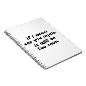 Carnet Citation Sarcastique Noire Et Blanc (Côté Droit)