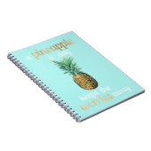 Carnet Citation sur la vie de l'ananas (Côté Droit)