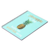 Carnet Citation sur la vie de l'ananas (Côté gauche)