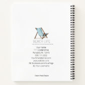 Carnet Citation Vacances d'été nautique Chaise Vacances d (Dos)