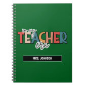 Carnet Citation verte à l'ère de mon enseignement (Devant)