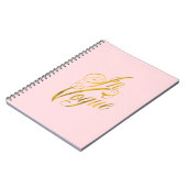 Carnet Citation Vogue Faux Gold Foil Métallurgie (Côté gauche)