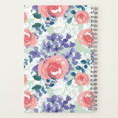 Carnet Citation Vous êtes censé fleurir le modèle floral (Verso)