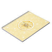 Carnet Citation White Life Vous Donne Des Citrons (Côté gauche)