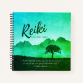 Carnet Citations de l'instructeur de médiation Reiki Mast (Devant)