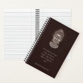 Carnet Citations de nom et de bouddha personnalisés (À l'intérieur)