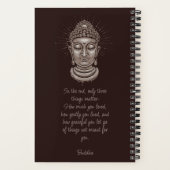 Carnet Citations de nom et de bouddha personnalisés (Verso)