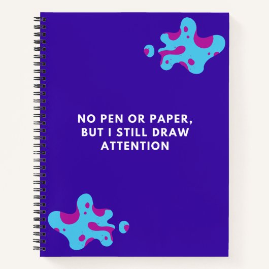 Carnet Citations De Savage Chic Vibrant Pour Ado Blue (Devant)