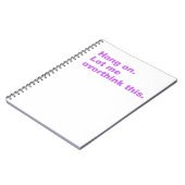 Carnet citations, drôle, introverti, overthink (Côté gauche)