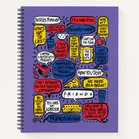 Carnet Citations FRIENDS™ (Devant)