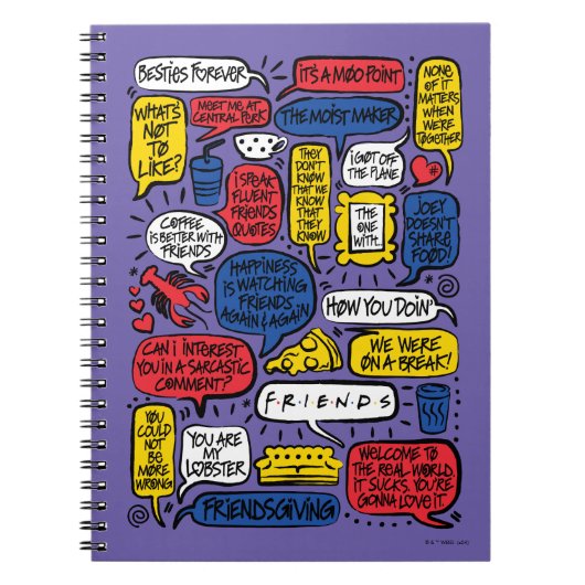 Carnet Citations FRIENDS™ (Devant)