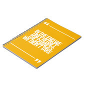 Carnet Citations inspirées et de motivation (Côté gauche)