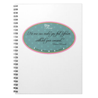 Carnet Citations roses de favori d'Ellie