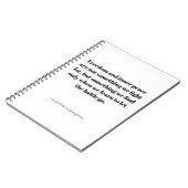 Carnet Citations sur la paix intérieure (Côté gauche)