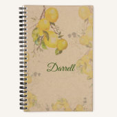 Carnet citron (Recto)