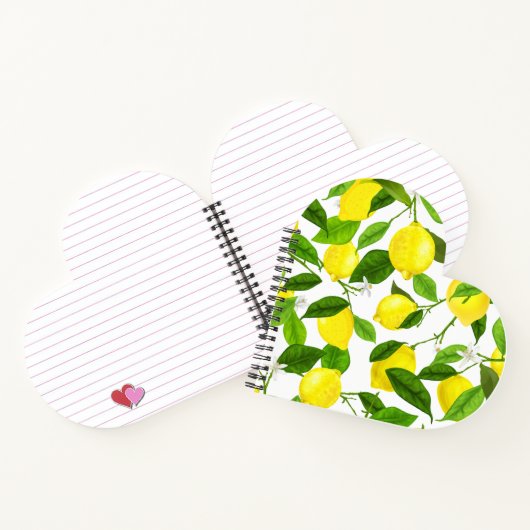 Carnet Citron à l'aquarelle (Intérieur)