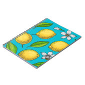 Carnet Citron bleu (Côté gauche)