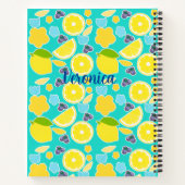 Carnet Citron d'été moderne (Dos)