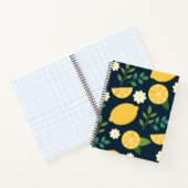 Carnet Citron et feuilles minimalistes (Intérieur)
