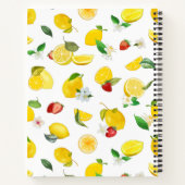 Carnet Citron et fraise 2 (Dos)