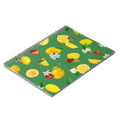 Carnet Citron et fraise 4 (Côté gauche)