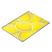 Carnet Citron funky (Côté gauche)