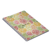 Carnet Citron Lime Orange Pamplemousse Fruit Étincelle (Côté Droit)
