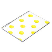 Carnet citron motif version 2 (Côté gauche)