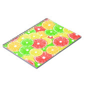 Carnet Citron, orange, pamplemousse et tranches de citron (Côté gauche)
