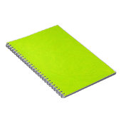 Carnet Citron Vert Abstrait (Côté Droit)