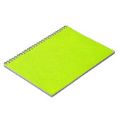 Carnet Citron Vert Abstrait (Côté gauche)